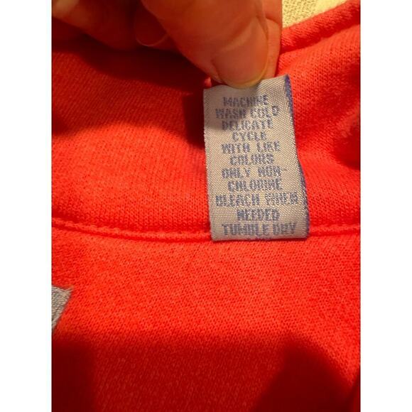 Pacer Orange and White 1/4 Zip Pullover - XL - Picture 5 of 5